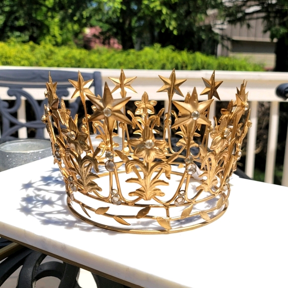 🆕️ Anthropologie Vintage Star Crown - Picture 2 of 7